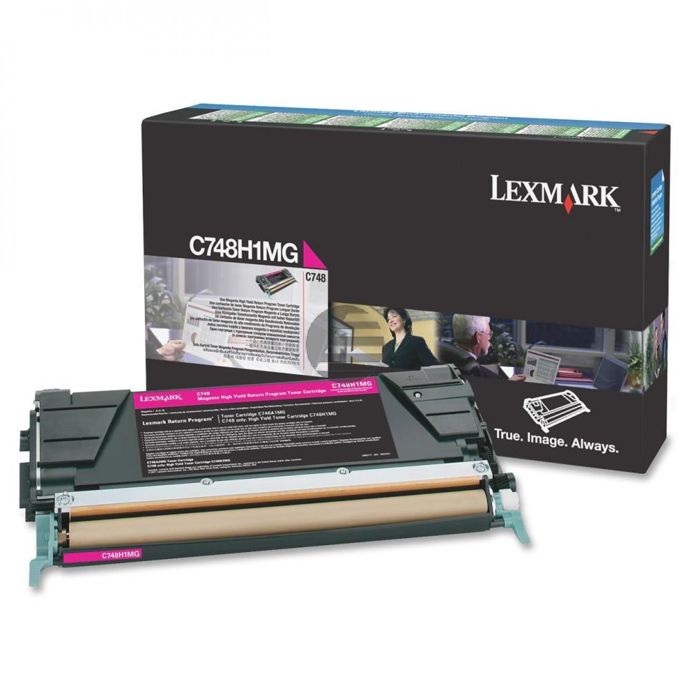 Lexmark Toner-Kit Return magenta HC (C748H1MG)