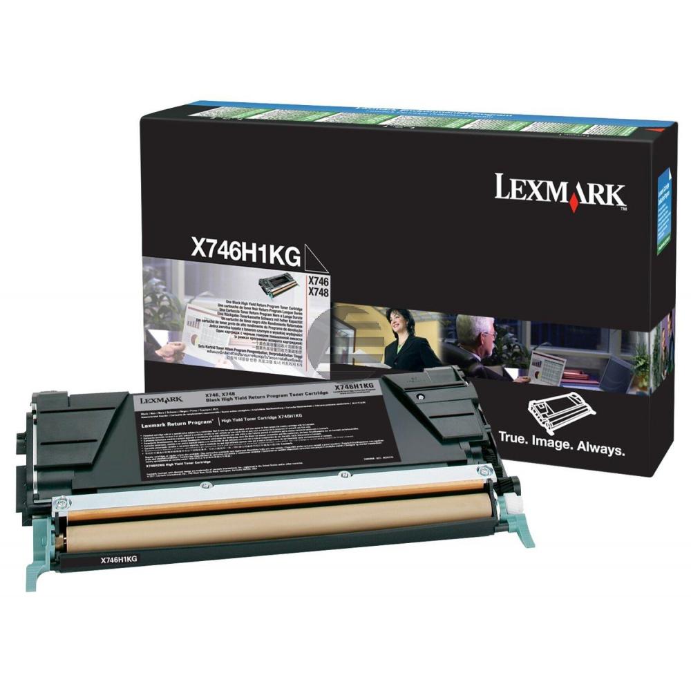 Lexmark Toner-Kit Return schwarz (X746H1KG)