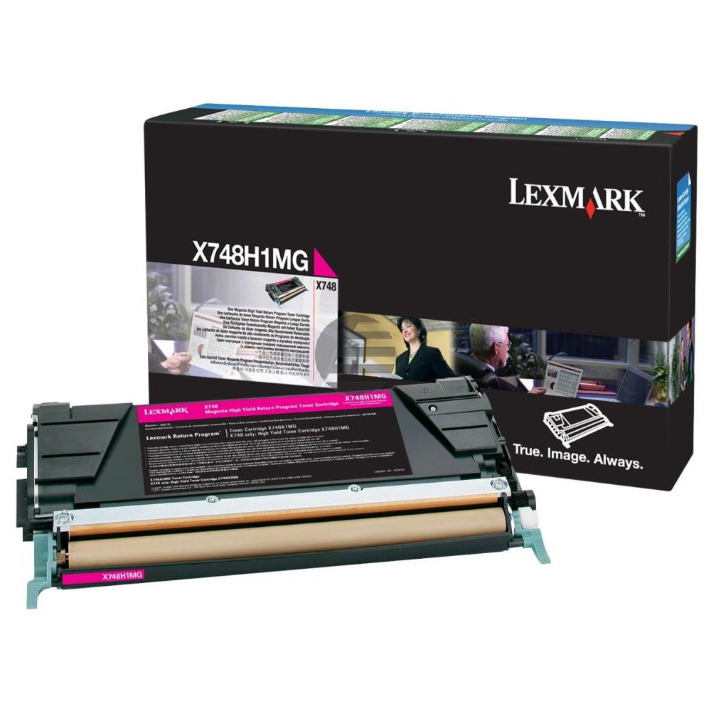 Lexmark Toner-Kit Return magenta HC (X748H1MG)