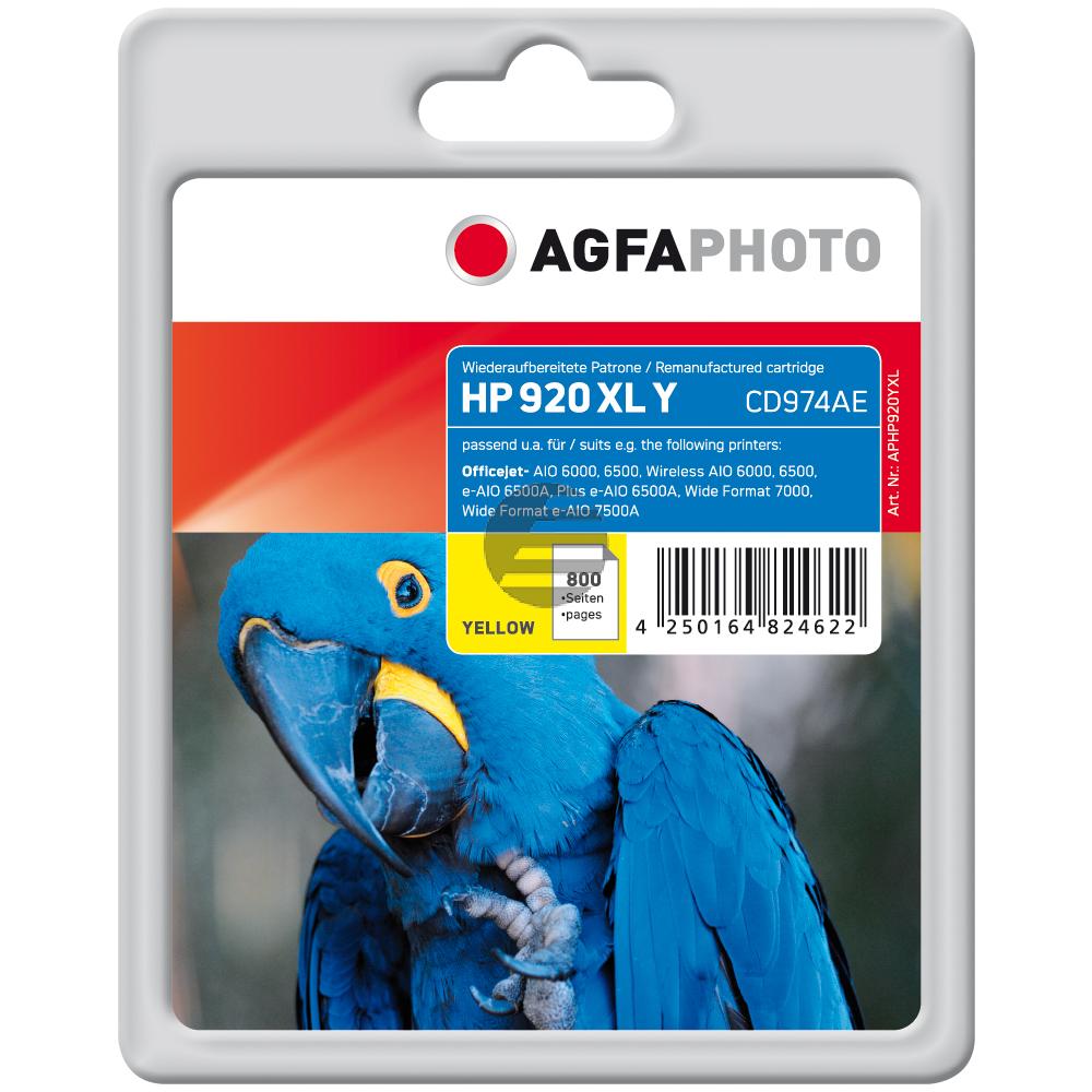 Agfaphoto Tintenpatrone gelb HC (APHP920YXL) ersetzt 920XL