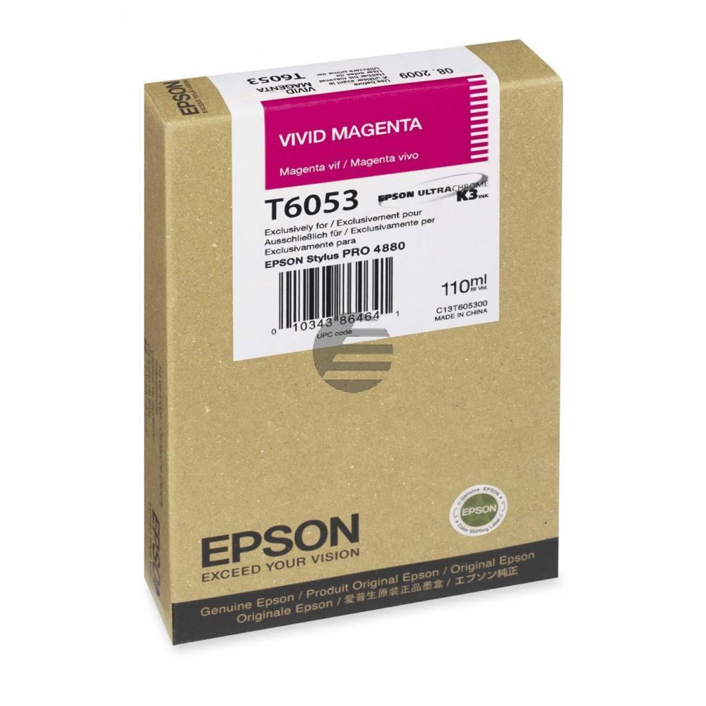 Epson Tintenpatrone magenta HC (C13T605300, T6053)