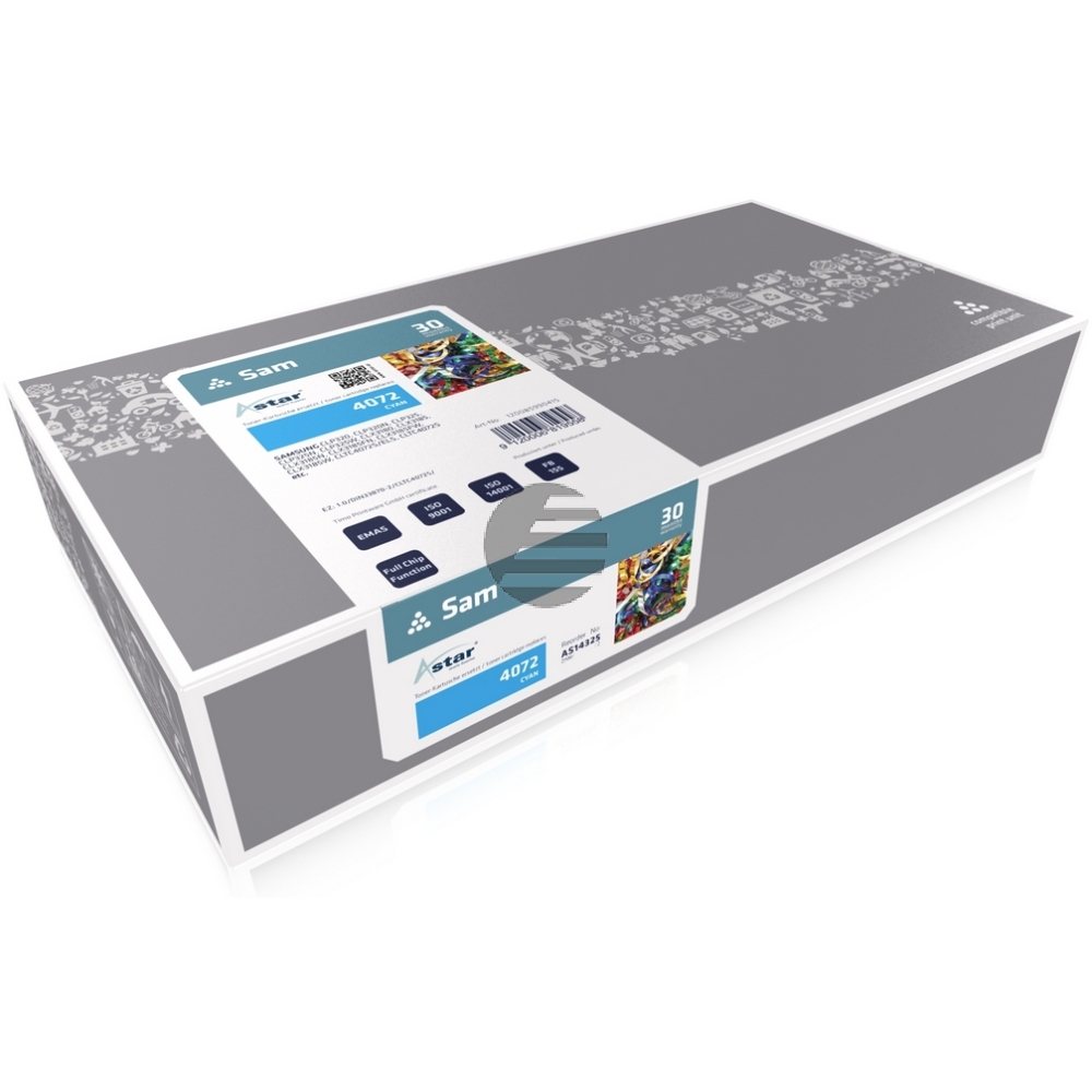 Astar Toner-Kartusche cyan (AS14325) ersetzt C4072S Astar Toner-Kartusche cyan (AS14325) ersetzt C4072S