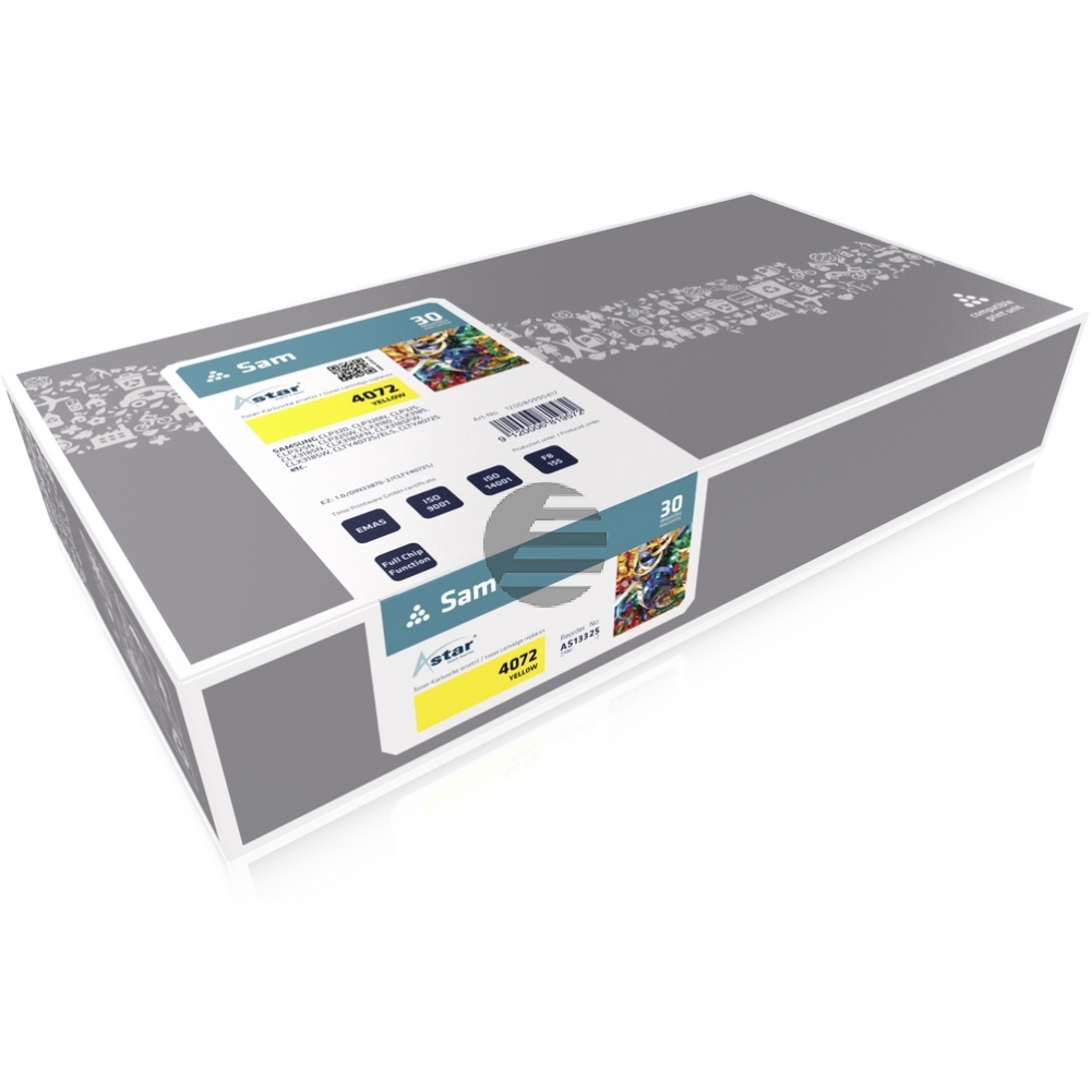 Astar Toner-Kartusche gelb (AS13325) ersetzt Y4072S Astar Toner-Kartusche gelb (AS13325) ersetzt Y4072S