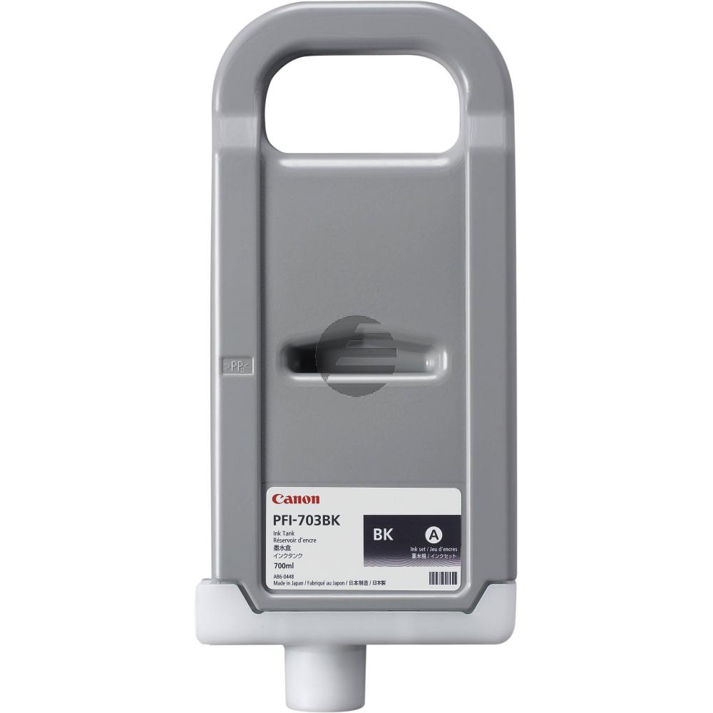 Canon Tintenpatrone 3 x schwarz HC (2963B003, PFI-703BK) Canon Tintenpatrone 3 x schwarz HC (2963B003, PFI-703BK)