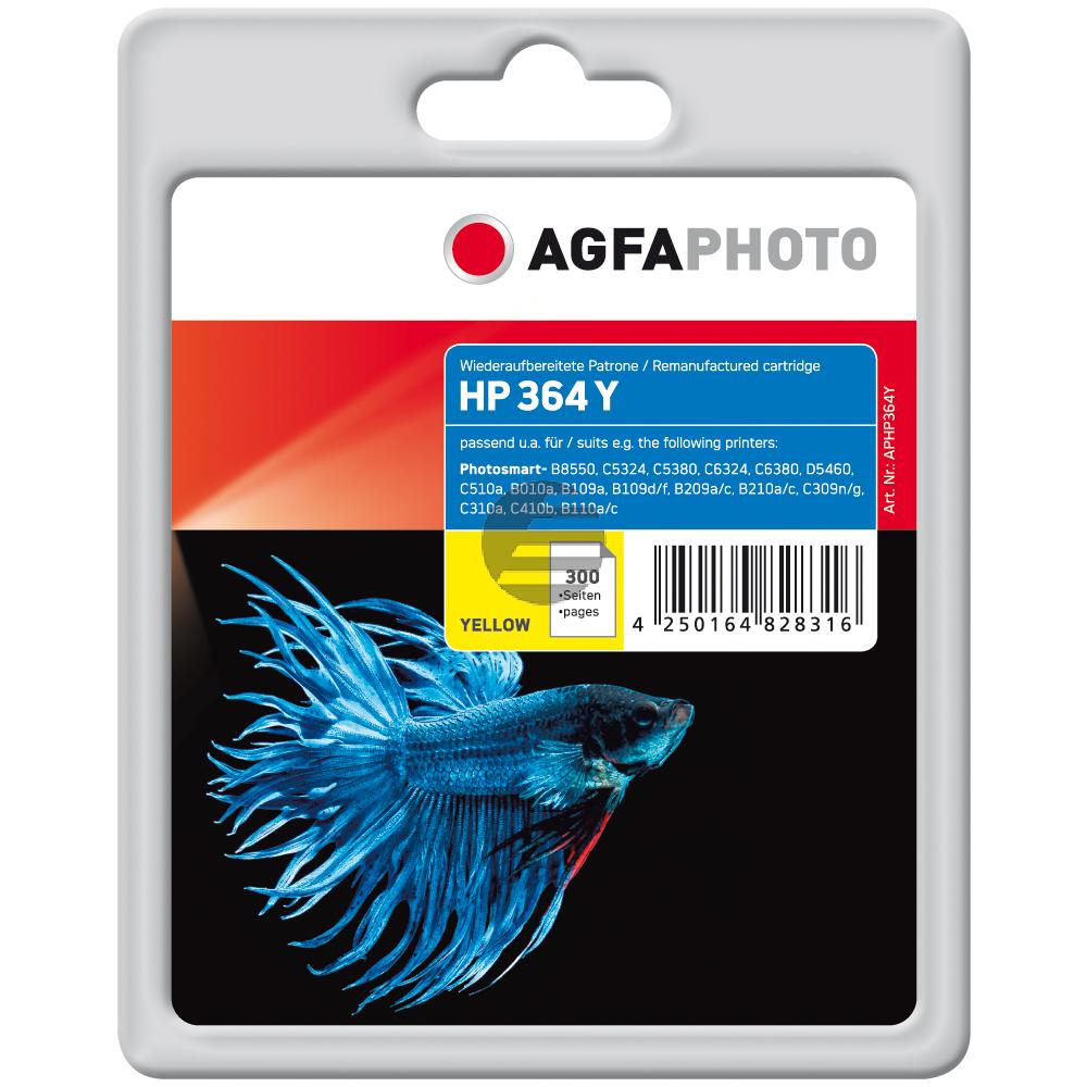 Agfaphoto Tintenpatrone gelb (APHP364Y) ersetzt 364