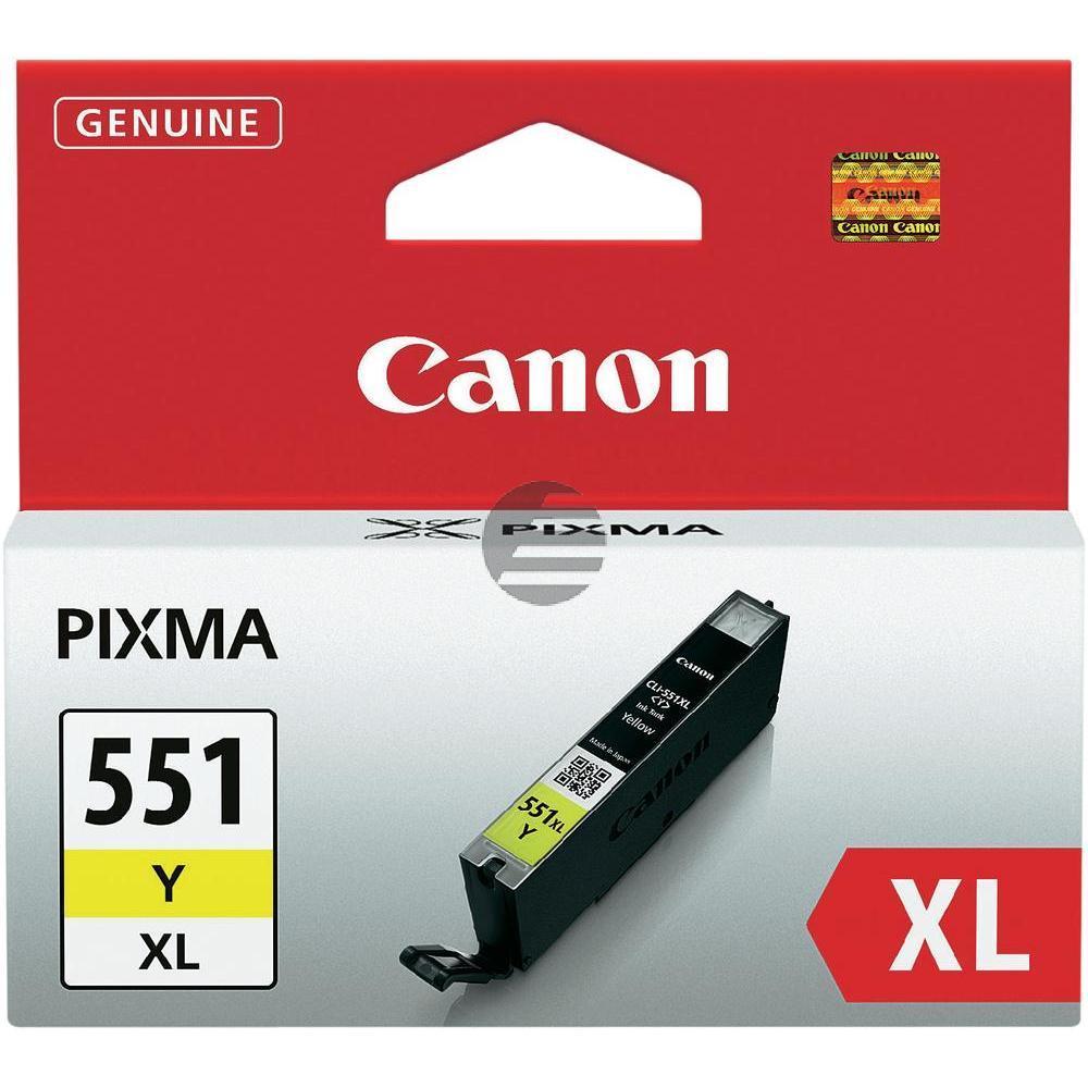 Canon Tintenpatrone gelb HC (6446B001, CLI-551YXL)