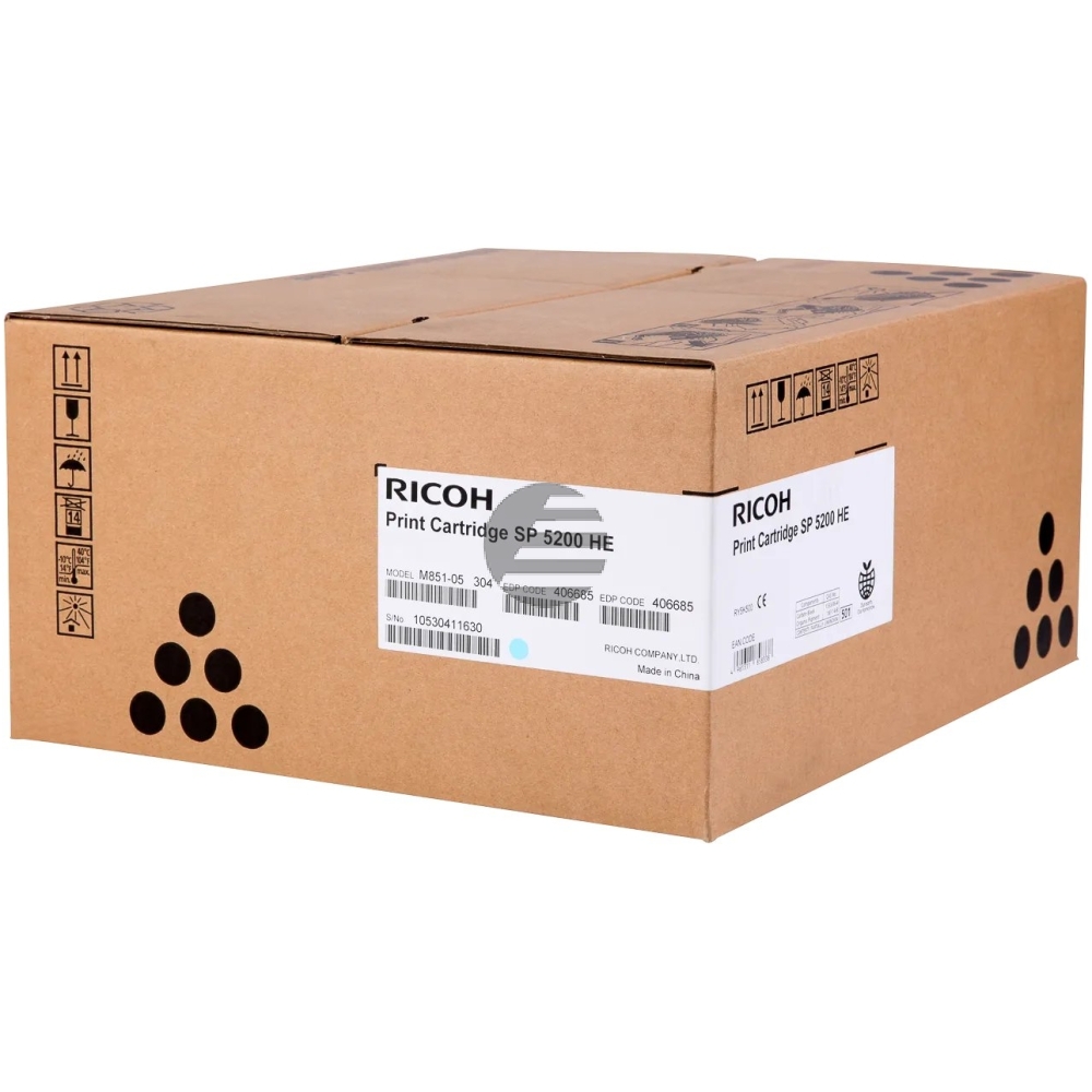 Ricoh Toner-Kartusche schwarz (406685, SP-5200HE)