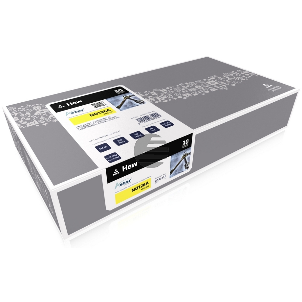 Astar Toner-Kartusche gelb (AS13312) ersetzt 126A Astar Toner-Kartusche gelb (AS13312) ersetzt 126A