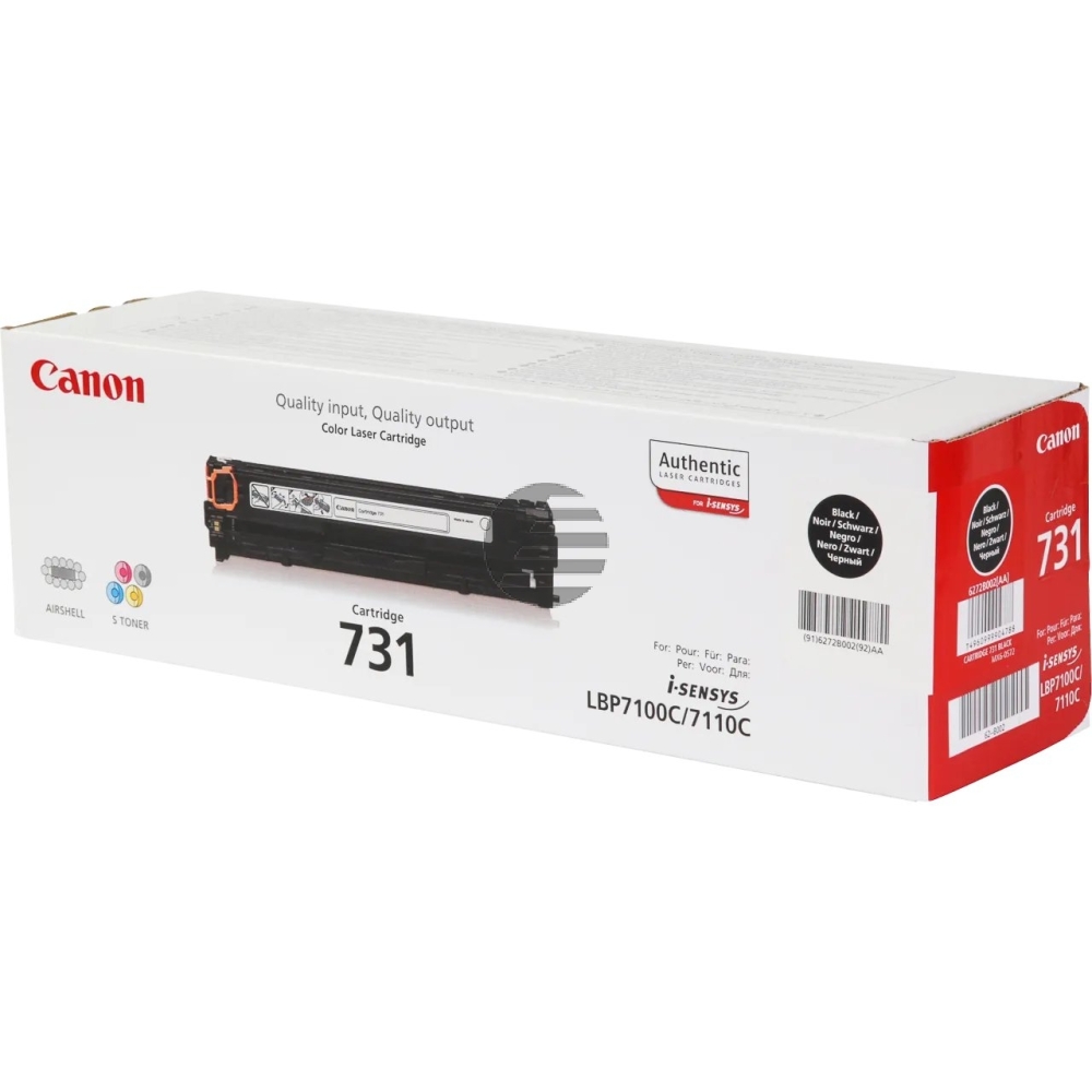 Canon Toner-Kartusche schwarz (6272B002, 731)