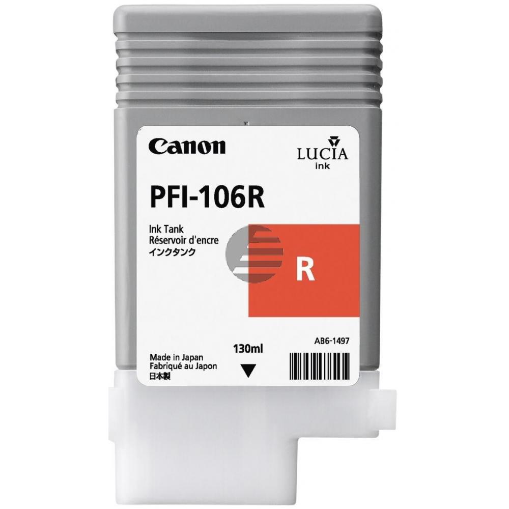 Canon Tintenpatrone rot (6627B001, PFI-106R)