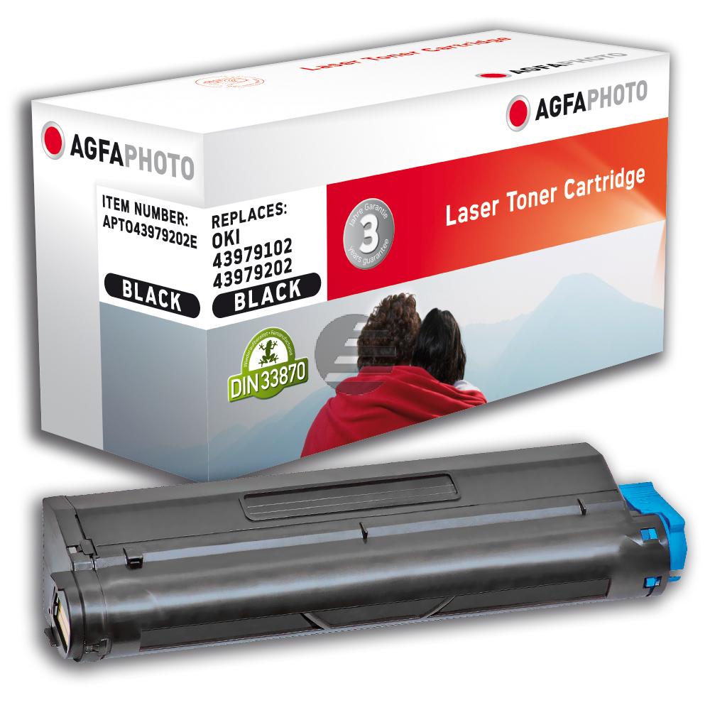 Agfaphoto Toner-Kit schwarz HC (APTO43979202E) ersetzt 43979202