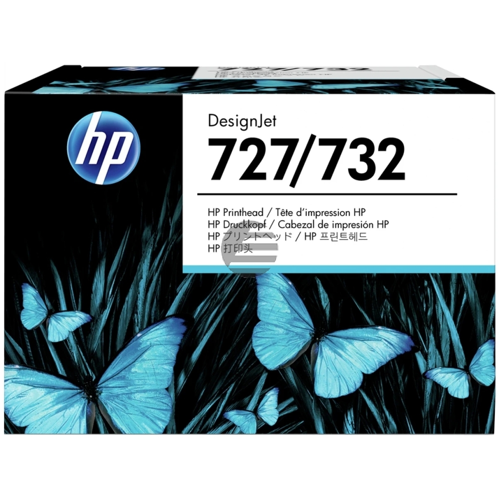 HP Druckkopf magenta, cyan, grau (B3P06A, 727/732)