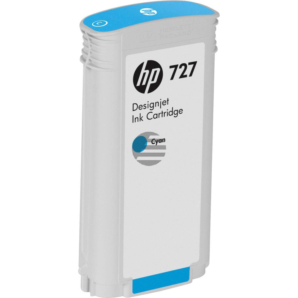 HP Tintenpatrone cyan HC (B3P19A, 727)