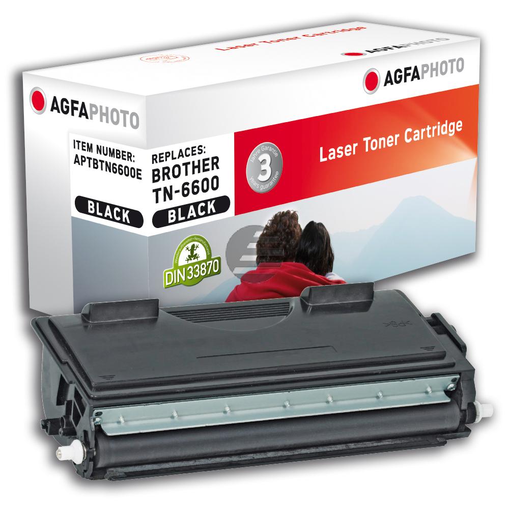 Agfaphoto Toner-Kartusche schwarz HC (APTBTN6600E) ersetzt TN-6600