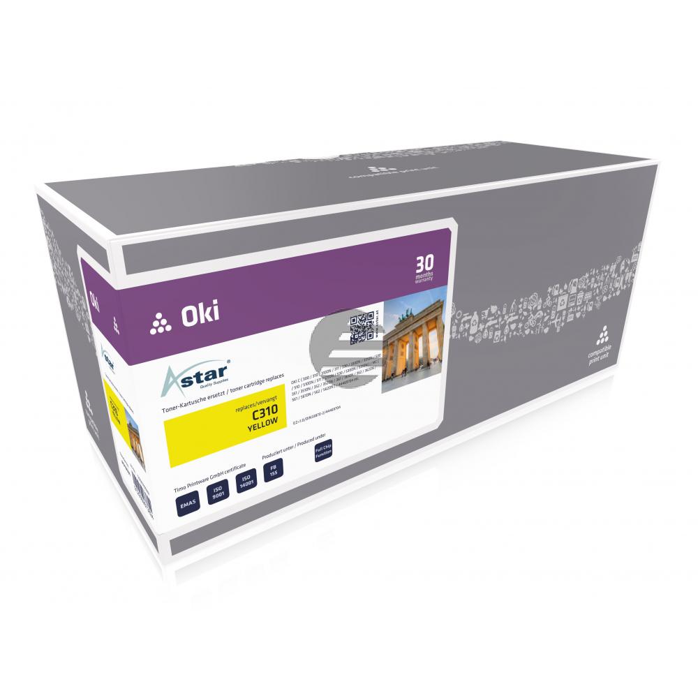 Astar Toner-Kit gelb (AS13031) ersetzt 44469704