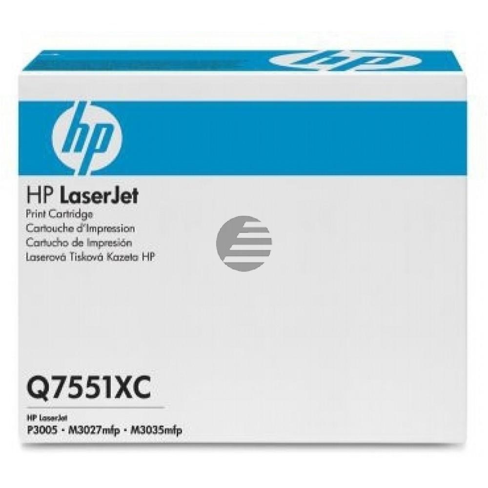 HP Toner-Kartusche Contract schwarz (Q7551XC, 51XC) HP Toner-Kartusche Contract schwarz (Q7551XC, 51XC)