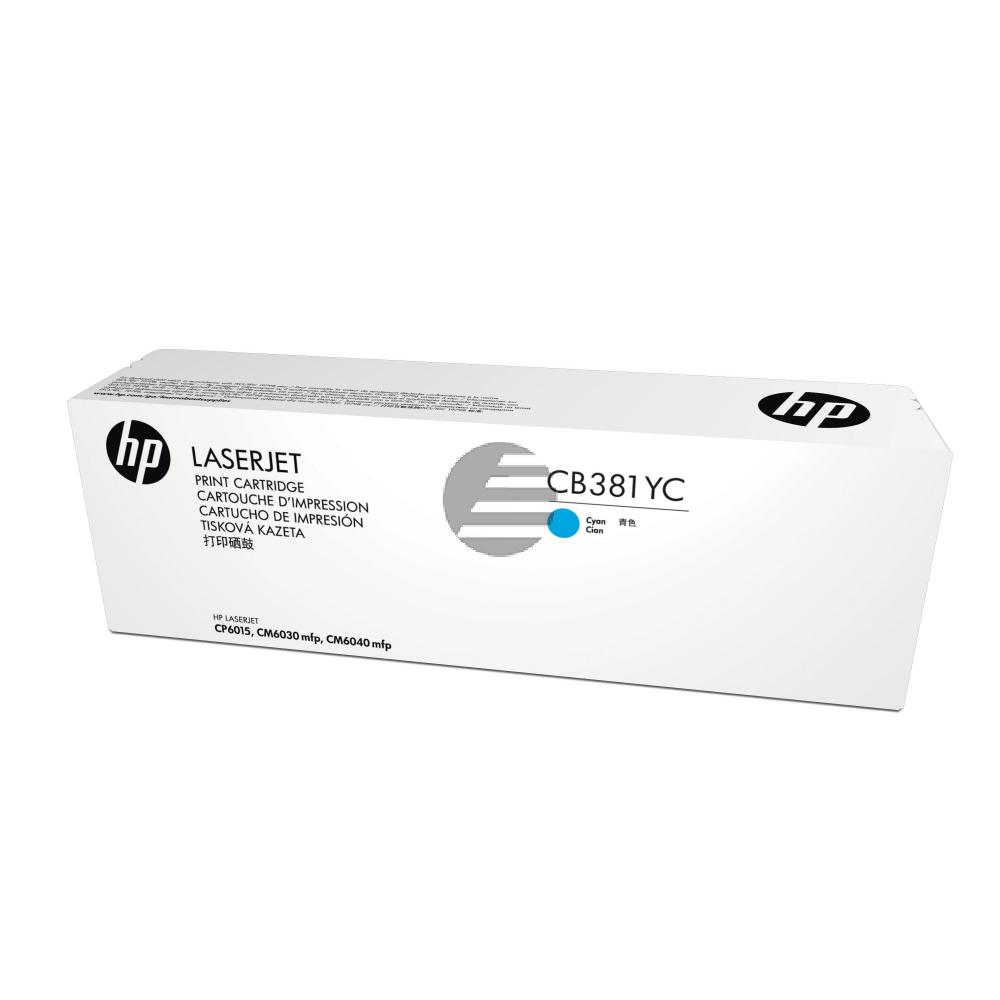 HP Toner-Kit Contract cyan (CB381YC, 824AC) HP Toner-Kit Contract cyan (CB381YC, 824AC)
