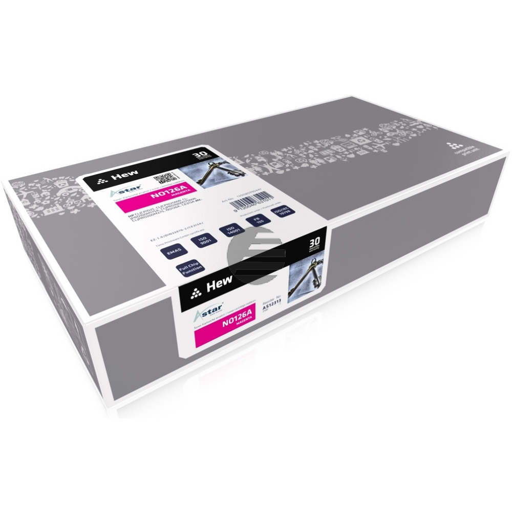 Astar Toner-Kartusche magenta (AS12313) ersetzt 126A Astar Toner-Kartusche magenta (AS12313) ersetzt 126A