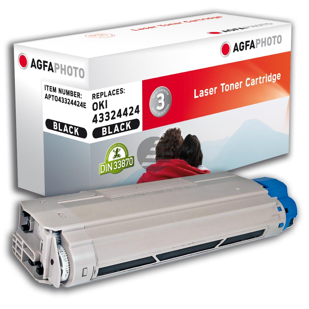 Agfaphoto Toner-Kit schwarz (APTO43324424E) ersetzt 43324424