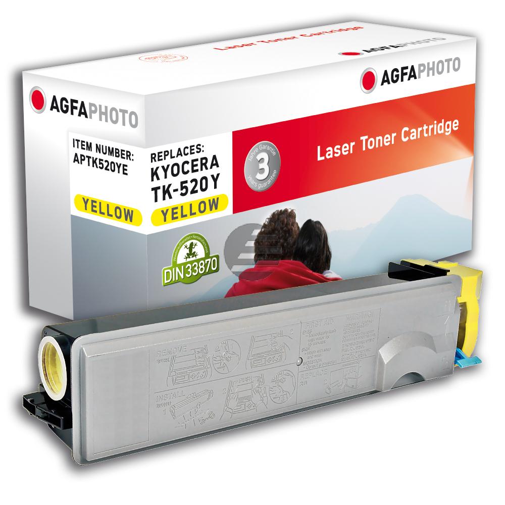 Agfaphoto Toner-Kit gelb (APTK520YE) ersetzt TK-520Y