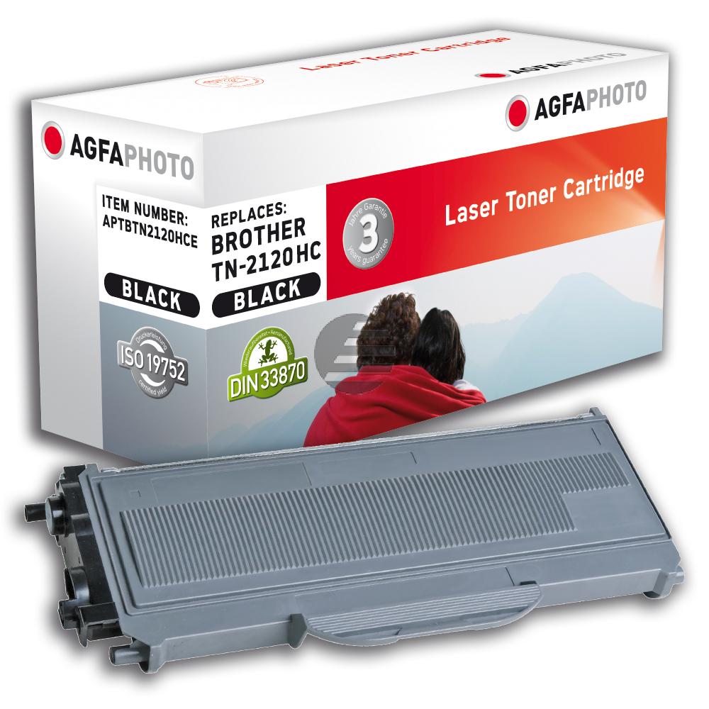 Agfaphoto Toner-Kit schwarz HC plus (APTBTN2120HCE) ersetzt TN-2120