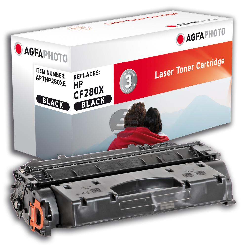 Agfaphoto Toner-Kartusche schwarz HC (APTHP280XE) ersetzt 80X