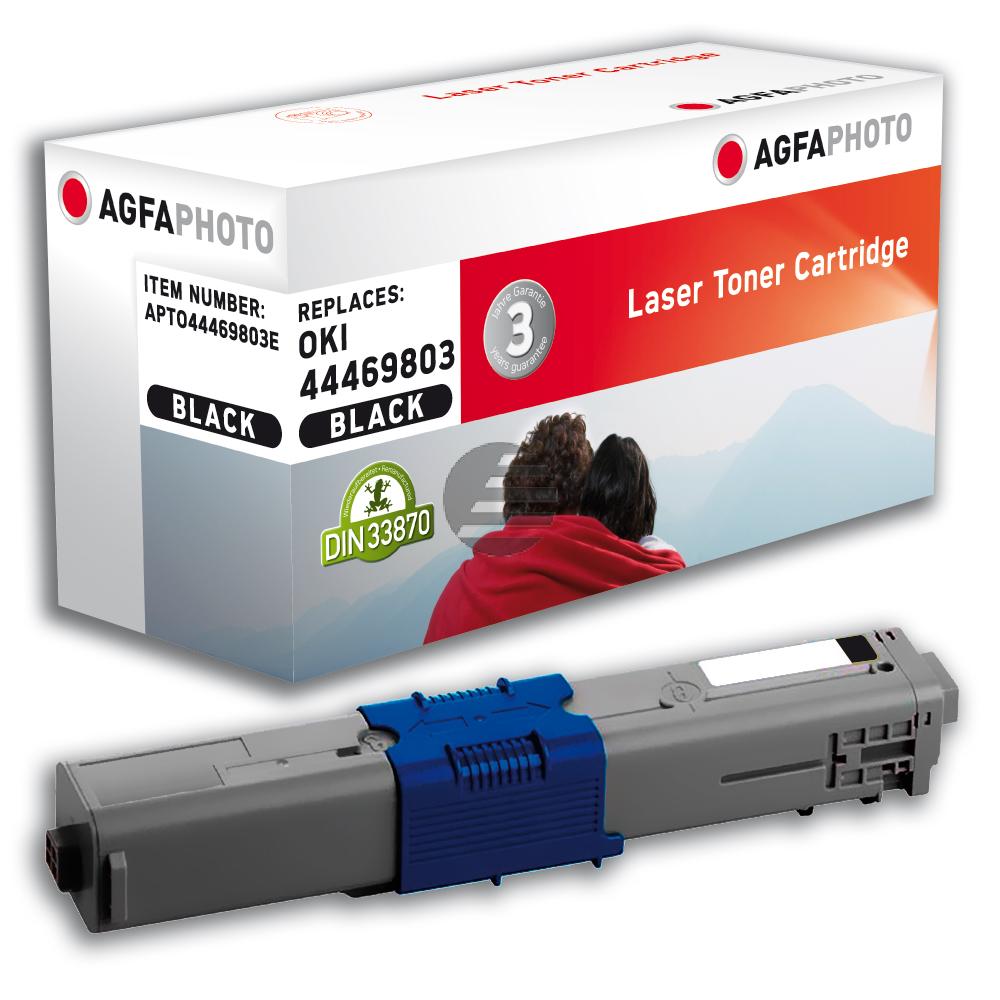 Agfaphoto Toner-Kit schwarz (APTO44469803E) ersetzt 44469803