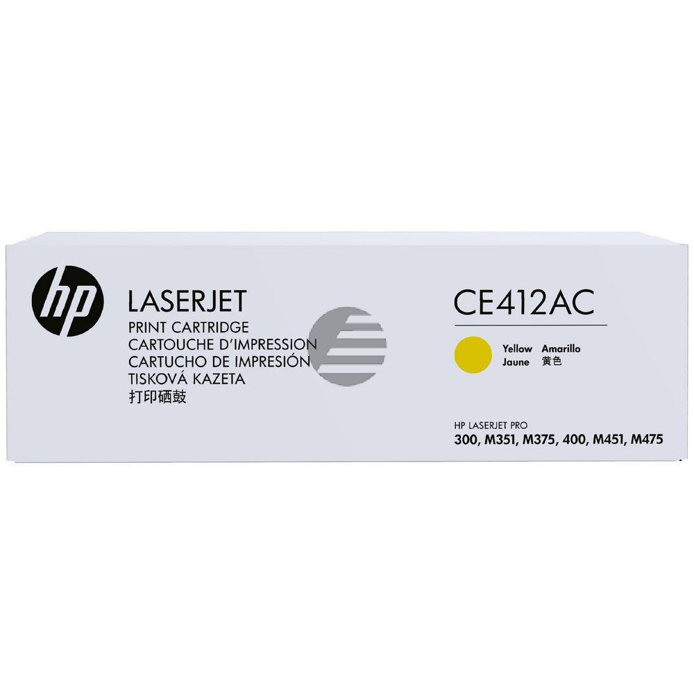 HP Toner-Kartusche Contract (nur für Vertragskunden) gelb (CE412AC, 305AC)
