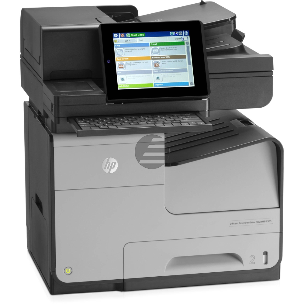 Hewlett Packard Officejet Enterprise Color Flow MFP X 585 Z