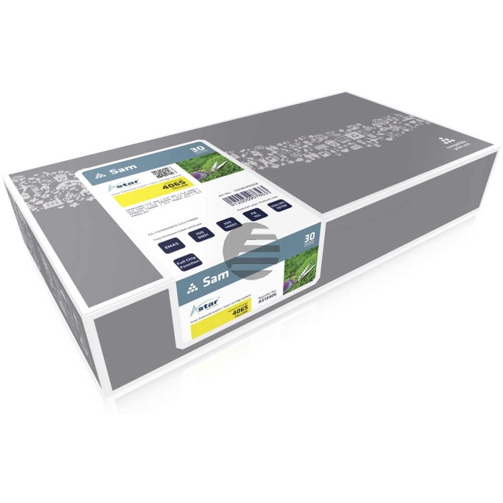 Astar Toner-Kit gelb (AS13406) ersetzt Y406 Astar Toner-Kit gelb (AS13406) ersetzt Y406