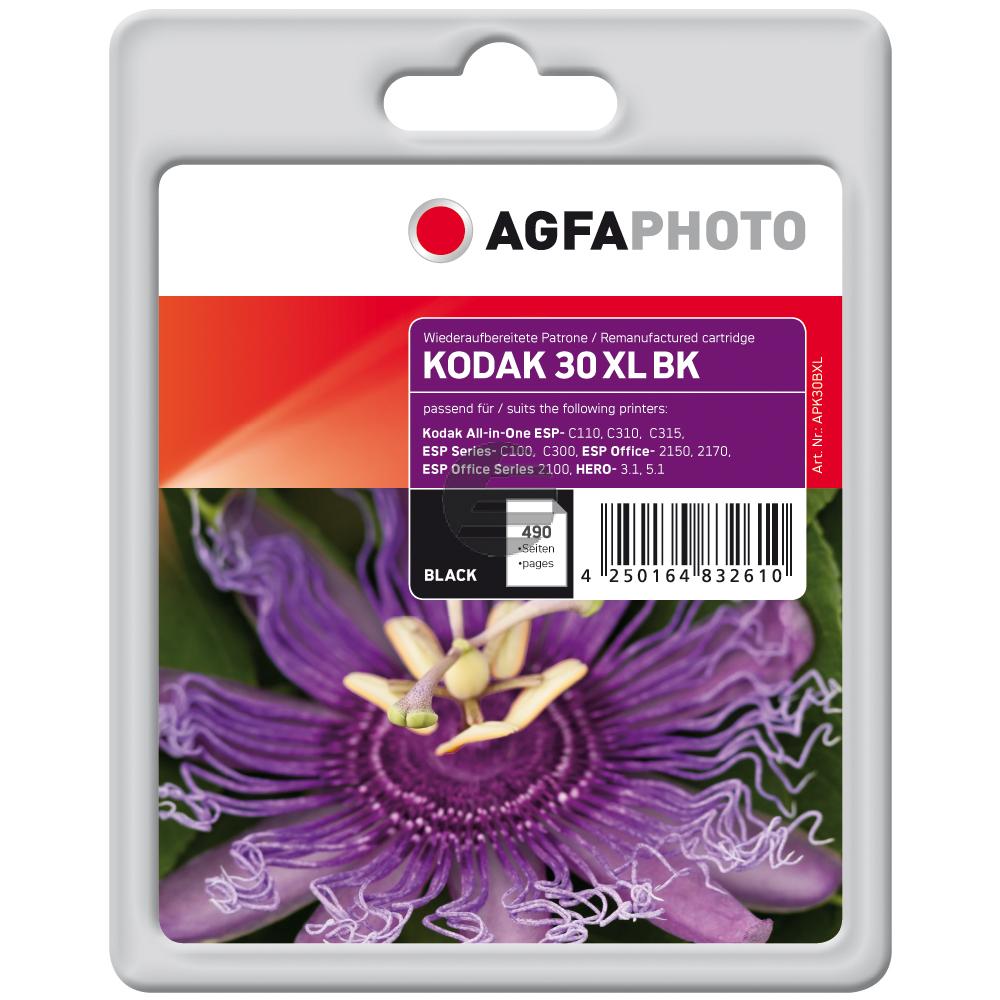 Agfaphoto Tintenpatrone schwarz (APK30BXL) ersetzt 30XL