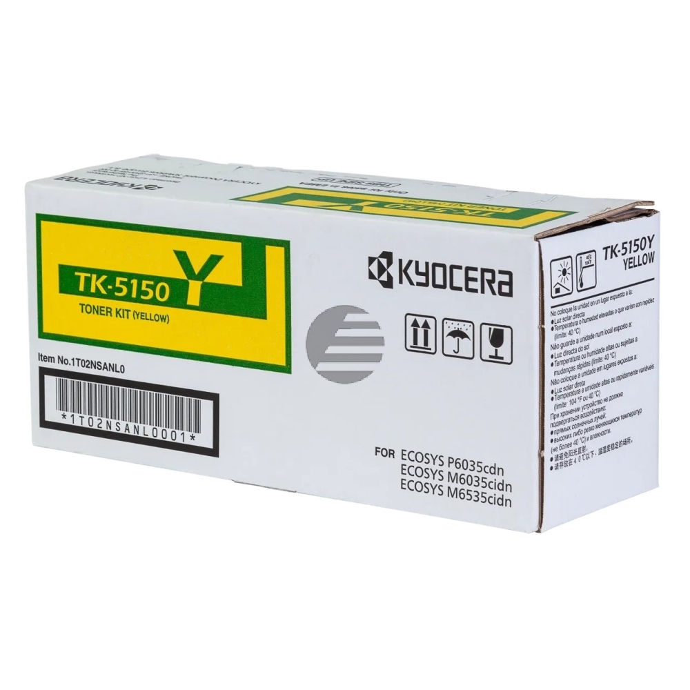 Kyocera Toner-Kit gelb (1T02NSANL0, TK-5150Y)