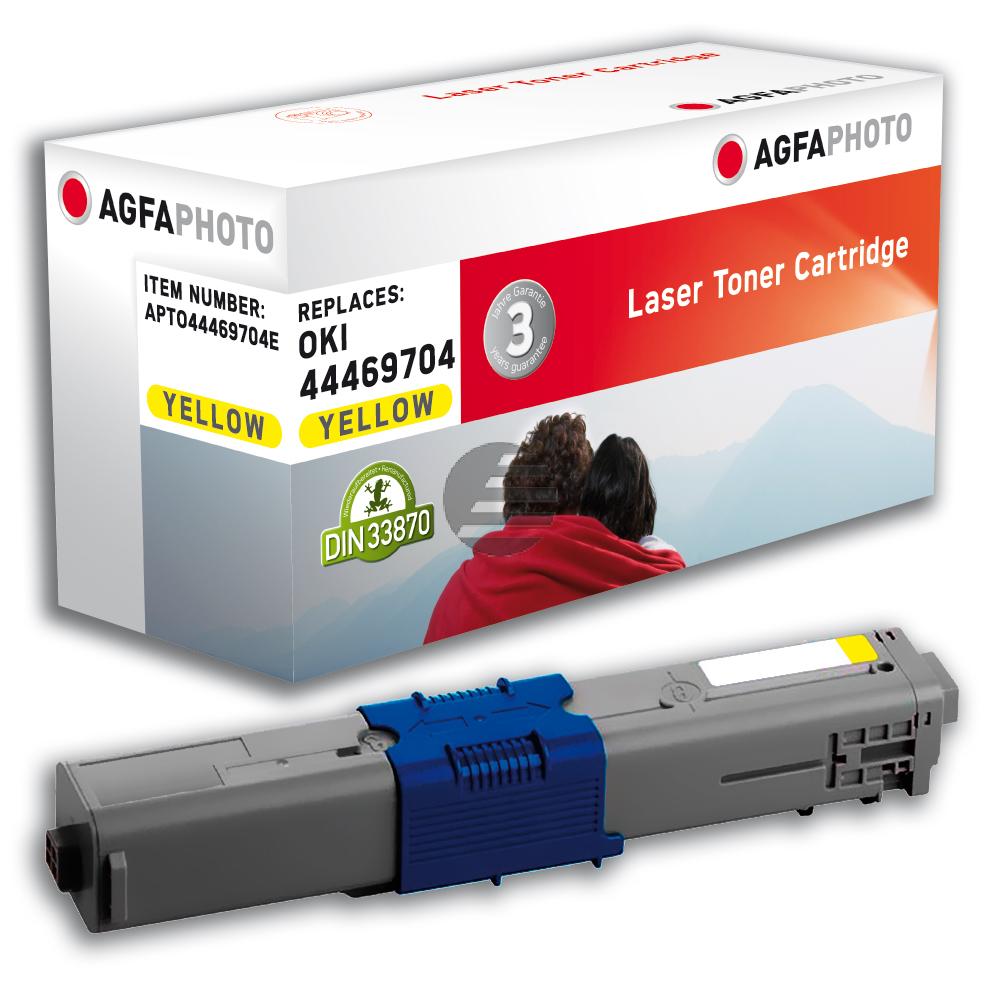 Agfaphoto Toner-Kit gelb (APTO44469704E) ersetzt 44469704