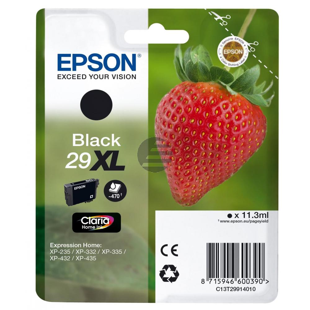 Epson Tintenpatrone schwarz HC (C13T29914010, T2991)