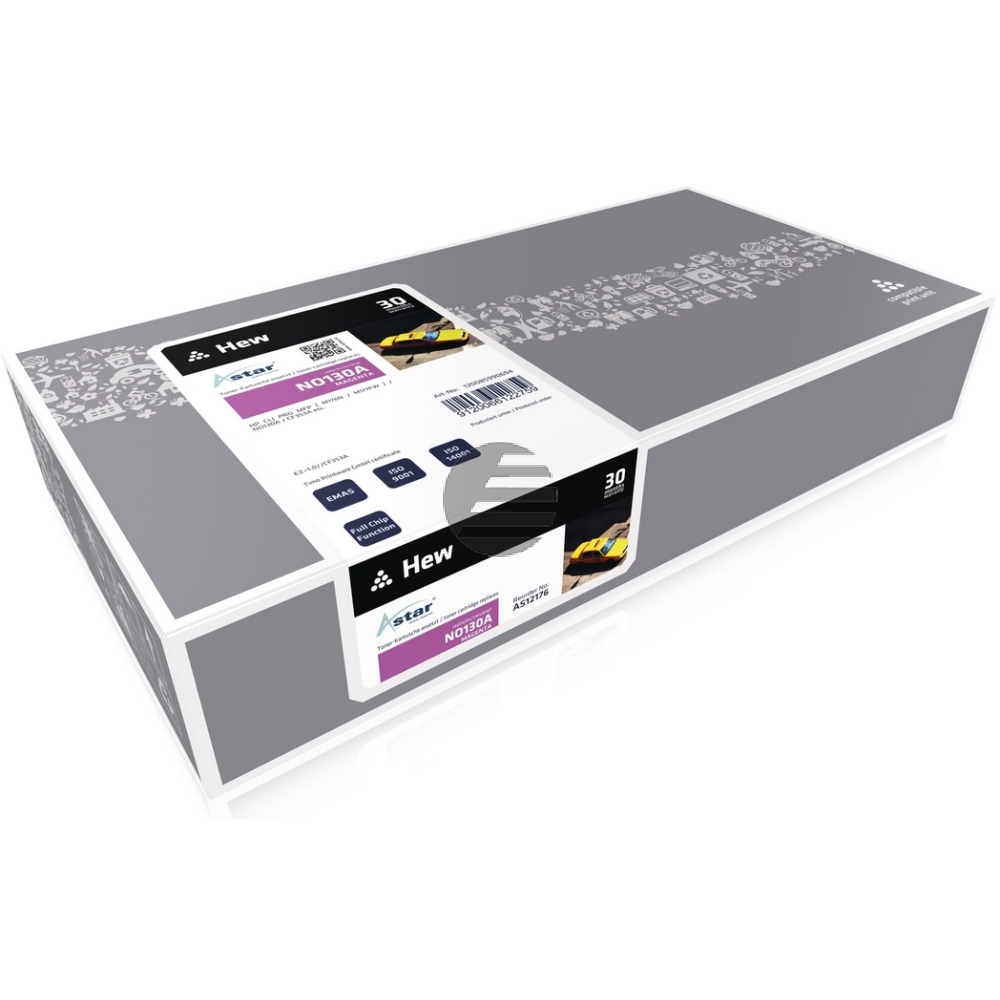 Astar Toner-Kartusche magenta (AS12176) ersetzt 130A Astar Toner-Kartusche magenta (AS12176) ersetzt 130A