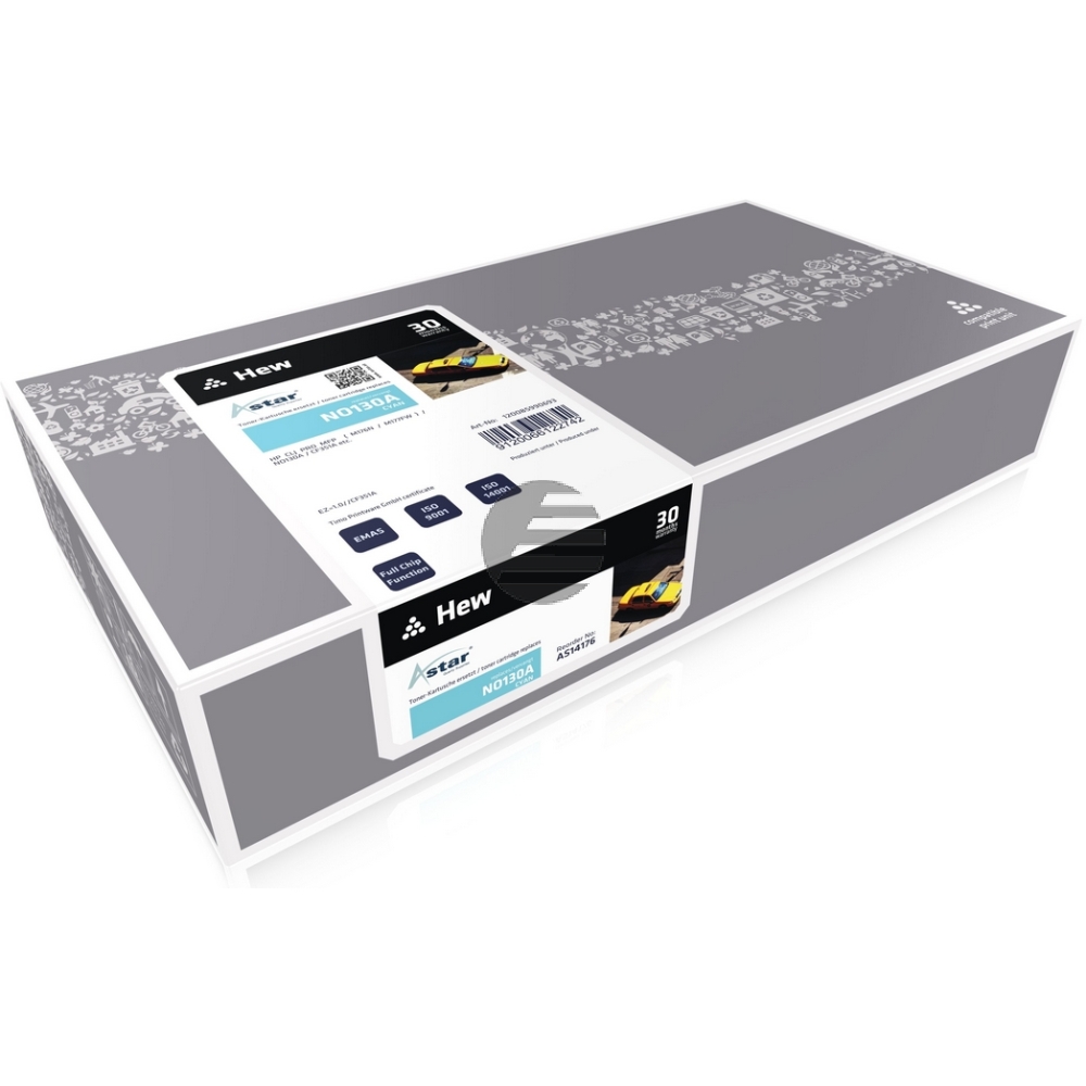 Astar Toner-Kartusche cyan (AS14176) ersetzt 130A Astar Toner-Kartusche cyan (AS14176) ersetzt 130A
