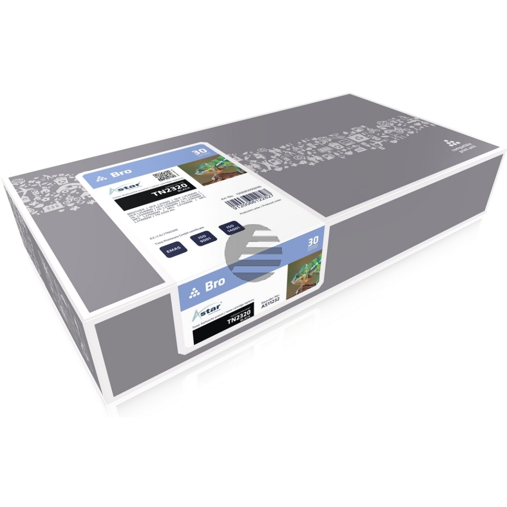Astar Toner-Kit schwarz HC (AS11232) ersetzt TN-2320 Astar Toner-Kit schwarz HC (AS11232) ersetzt TN-2320