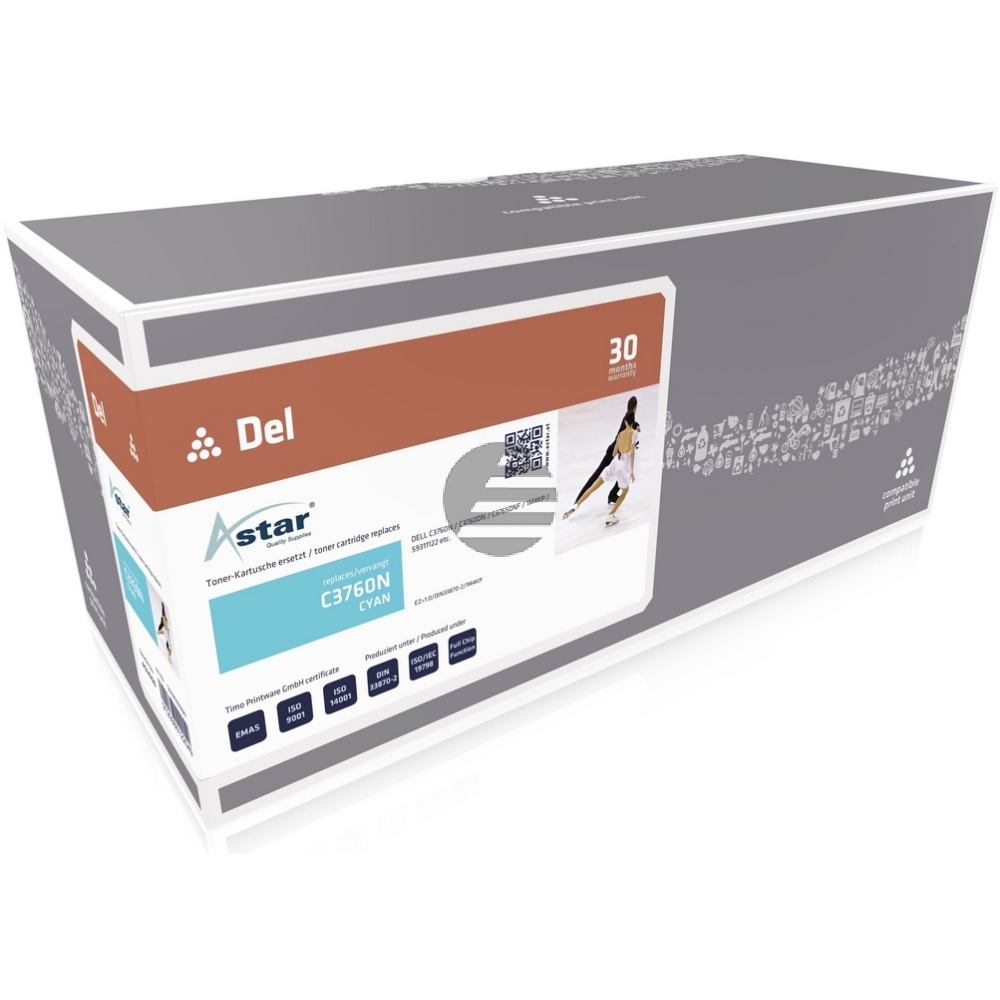Astar Toner-Kit cyan (AS14760) ersetzt NC5W6 Astar Toner-Kit cyan (AS14760) ersetzt NC5W6