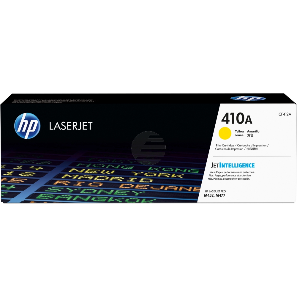 HP Toner-Kartusche gelb (CF412A, 410A) HP Toner-Kartusche gelb (CF412A, 410A)