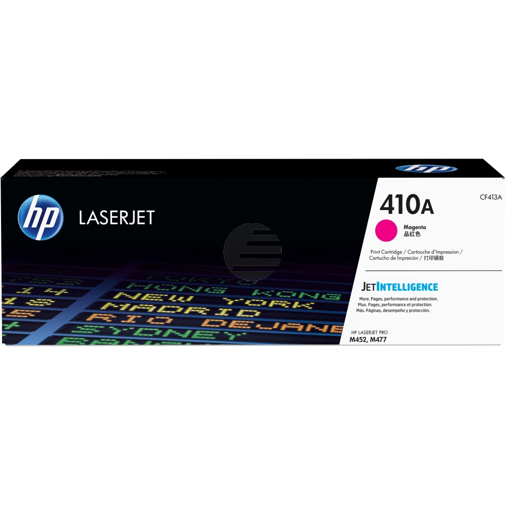HP Toner-Kartusche magenta (CF413A, 410A) HP Toner-Kartusche magenta (CF413A, 410A)