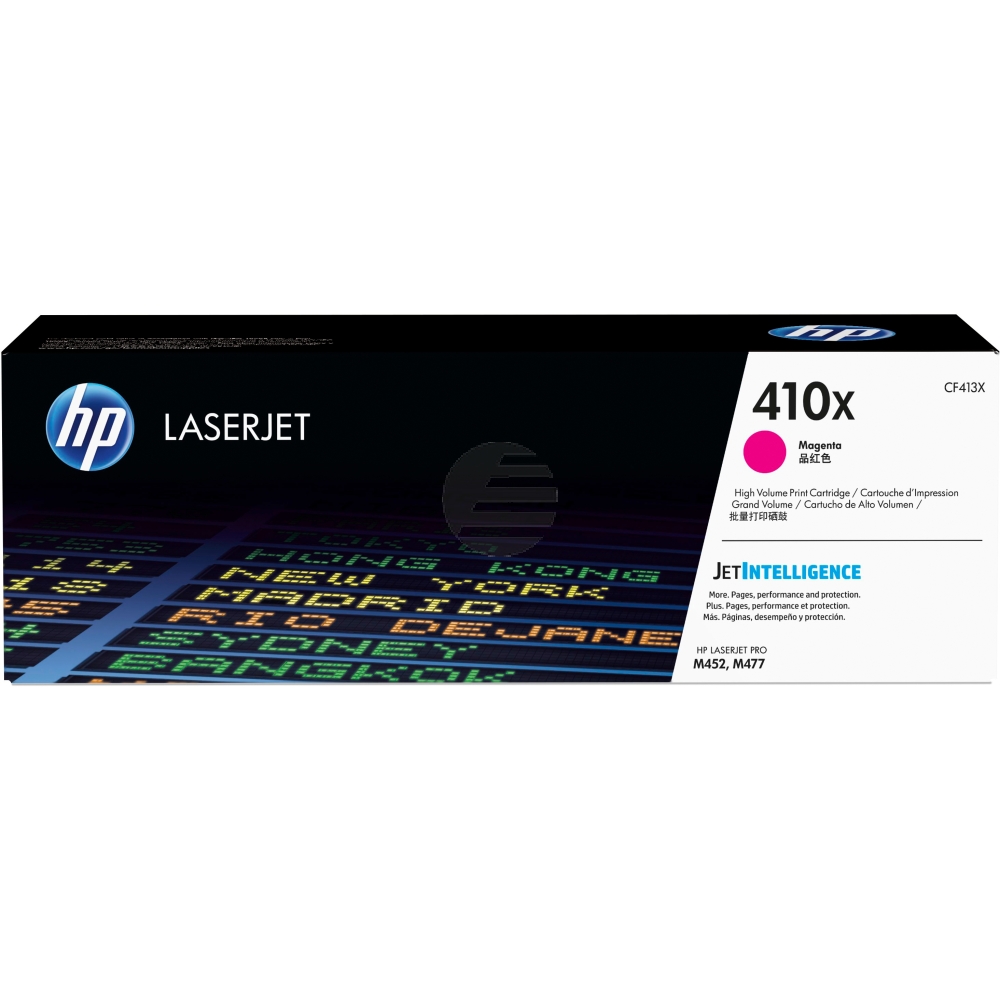HP Toner-Kartusche magenta HC (CF413X, 410X) HP Toner-Kartusche magenta HC (CF413X, 410X)