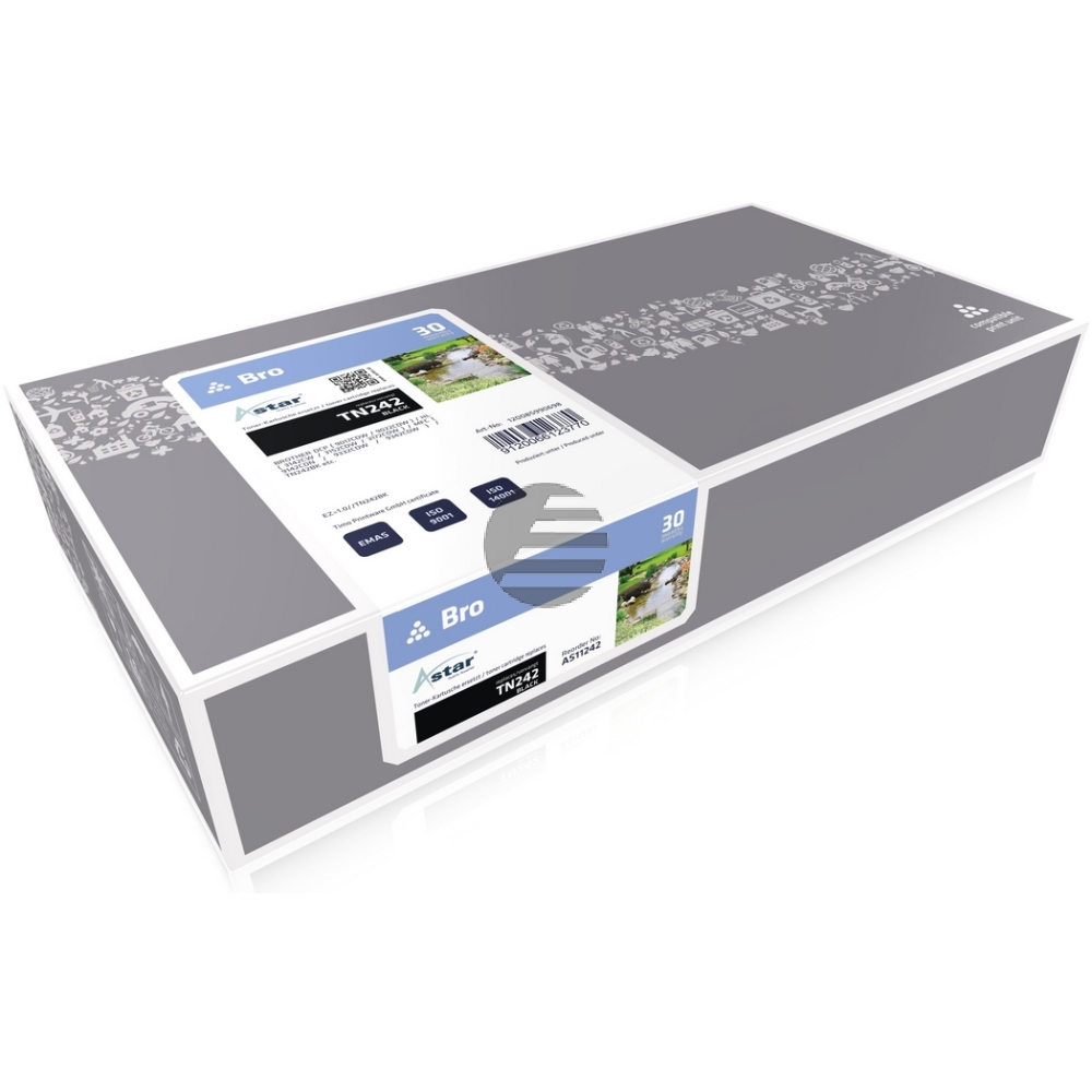 Astar Toner-Kit schwarz (AS11242) ersetzt TN-242BK Astar Toner-Kit schwarz (AS11242) ersetzt TN-242BK