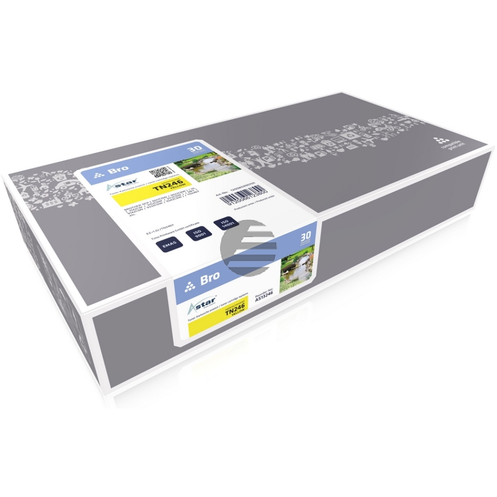 Astar Toner-Kit gelb HC (AS13246) ersetzt TN-246Y Astar Toner-Kit gelb HC (AS13246) ersetzt TN-246Y