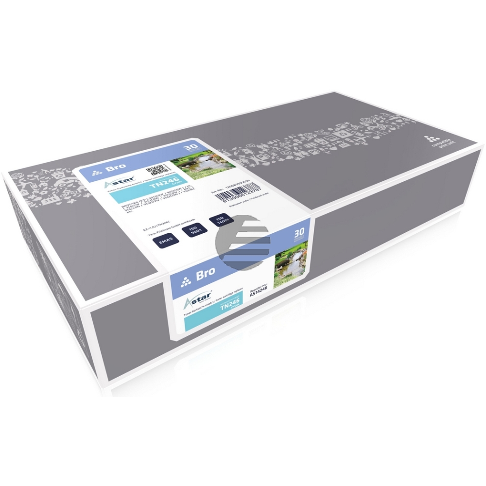 Astar Toner-Kit cyan HC (AS14246) ersetzt TN-246C Astar Toner-Kit cyan HC (AS14246) ersetzt TN-246C