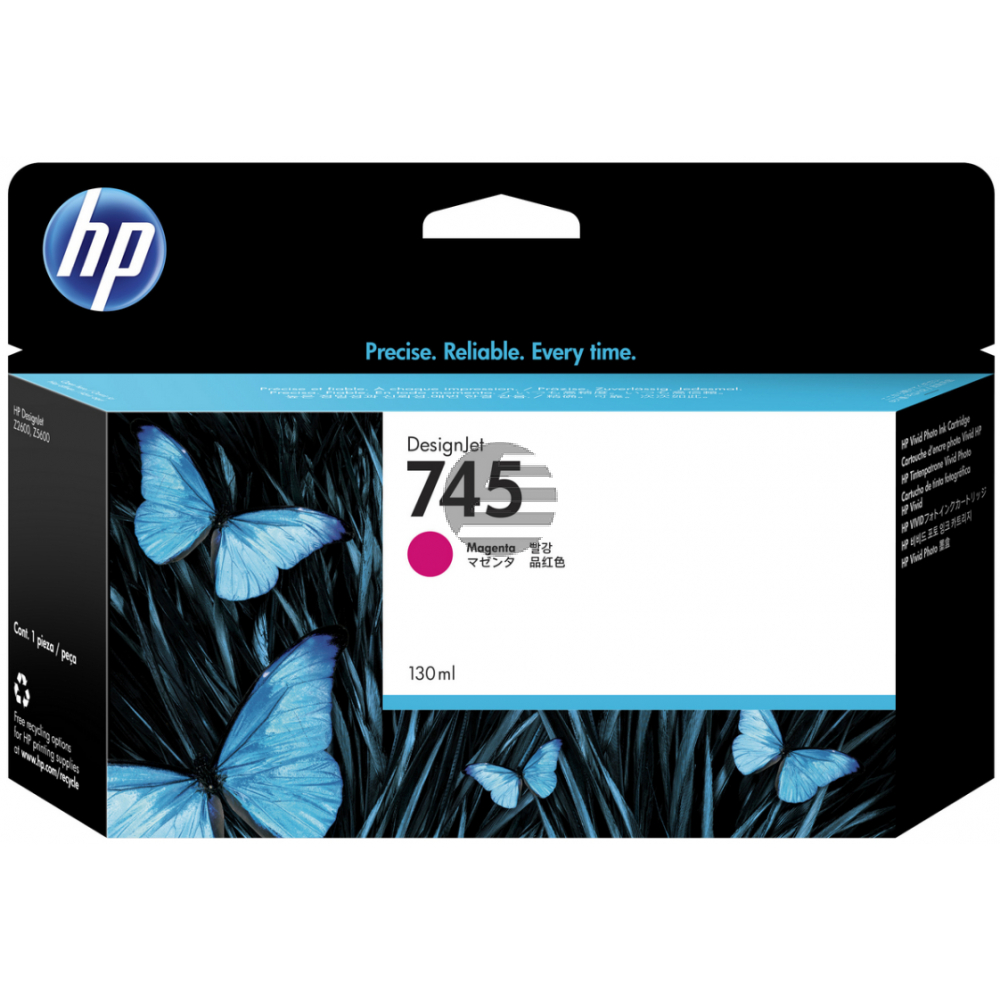 HP Tintenpatrone magenta (F9J95A, 745) HP Tintenpatrone magenta (F9J95A, 745)