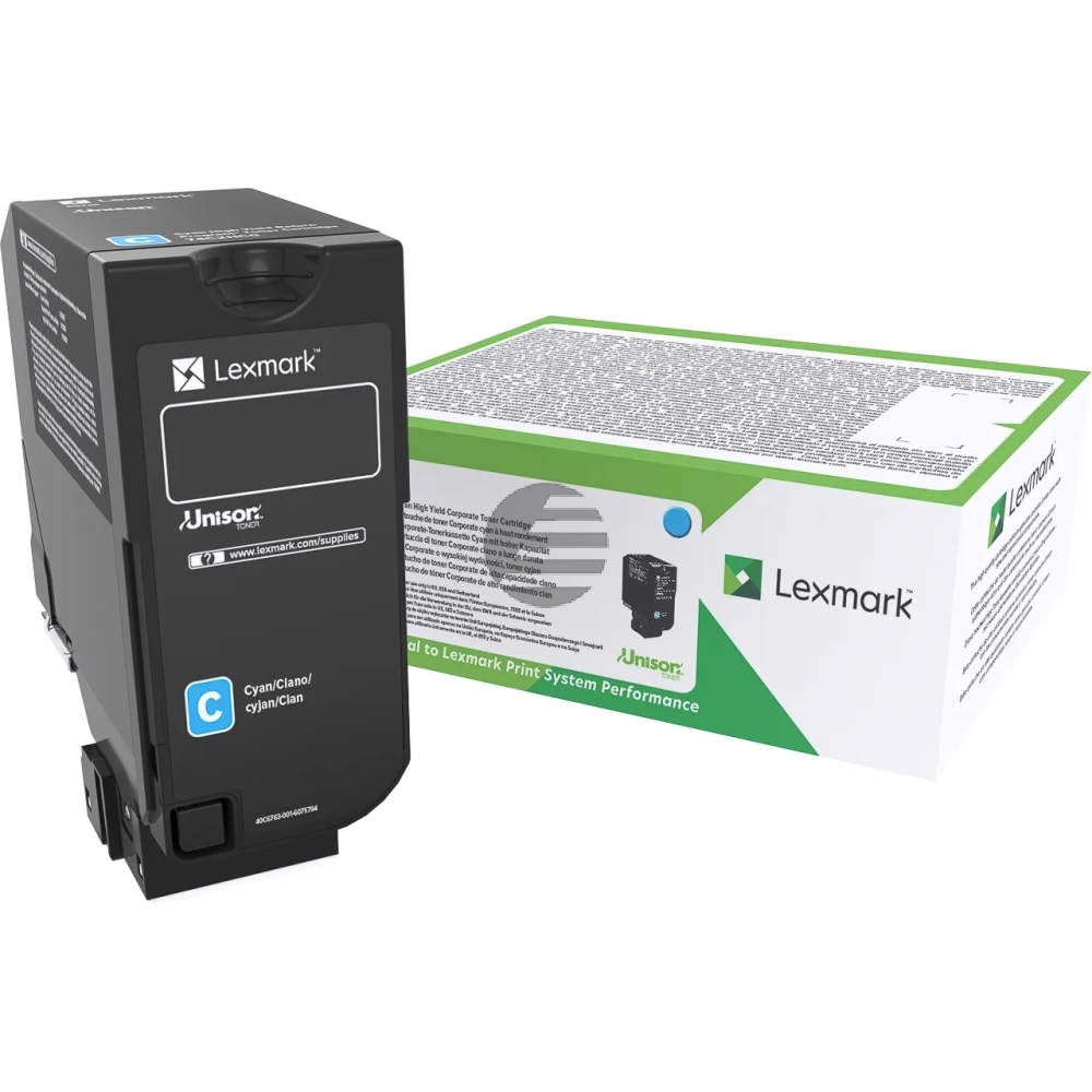 Lexmark Toner-Kit Corporate cyan HC plus (74C2HCE)