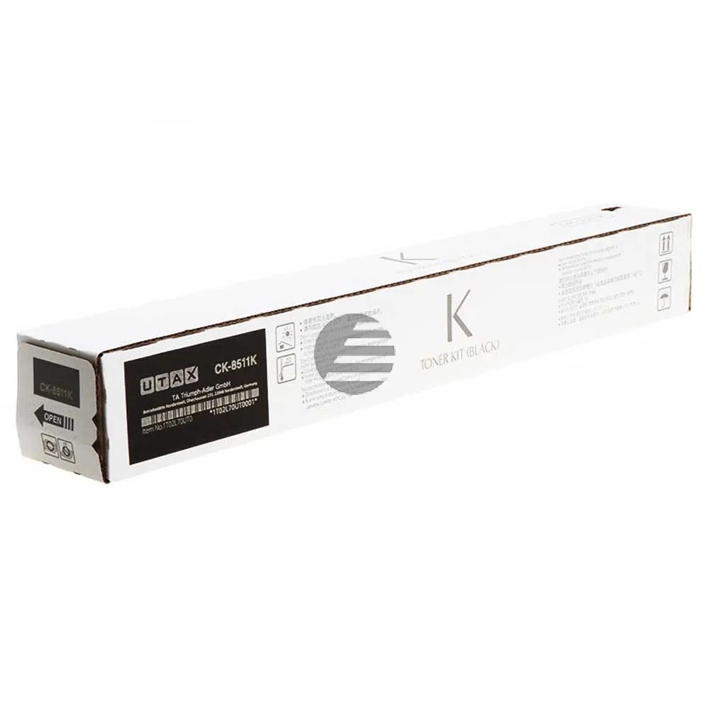 Utax Toner-Kartusche schwarz (1T02L70UT0, CK-8511K) Utax Toner-Kartusche schwarz (1T02L70UT0, CK-8511K)