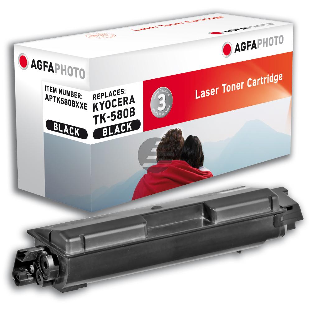 Agfaphoto Toner-Kit schwarz HC plus (APTK580BXXE) ersetzt TK-580K