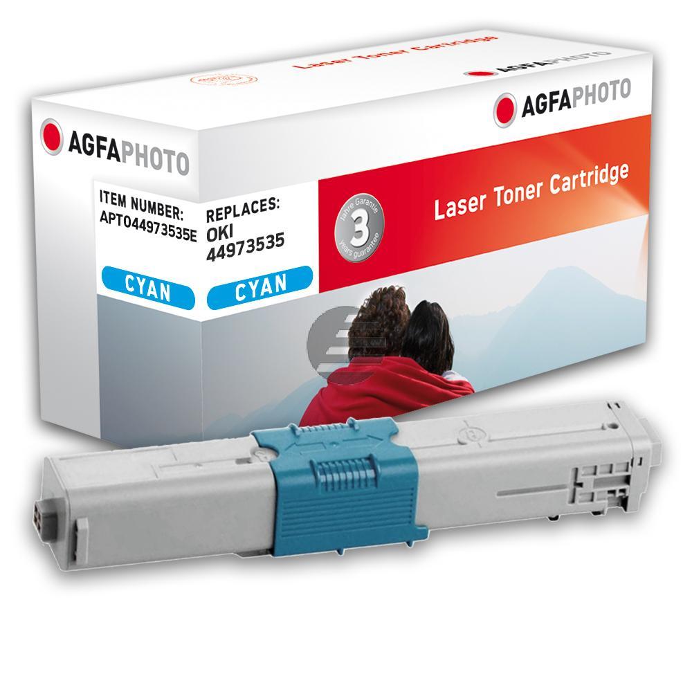 Agfaphoto Toner-Kit cyan (APTO44973535E) ersetzt 44973535