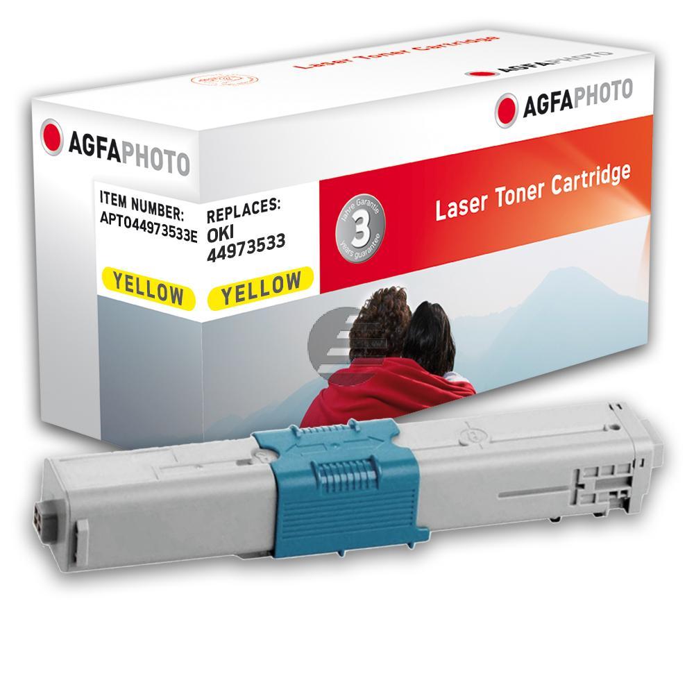 Agfaphoto Toner-Kit gelb (APTO44973533E) ersetzt 44973533